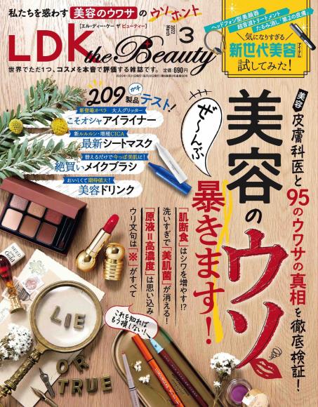 [日本版] ldk the beauty2022日杂时尚穿搭美容化妆护肤PDF电子杂志3月刊